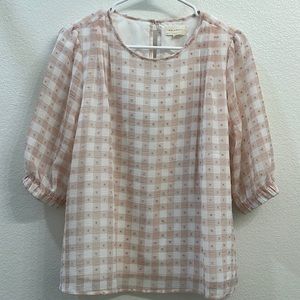 MELLŌDAY checkered blouse